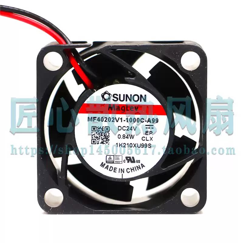 建准SUNON MF40202V1-1000C-A99 G99 DC 24V 0.84W 4厘米散热风扇