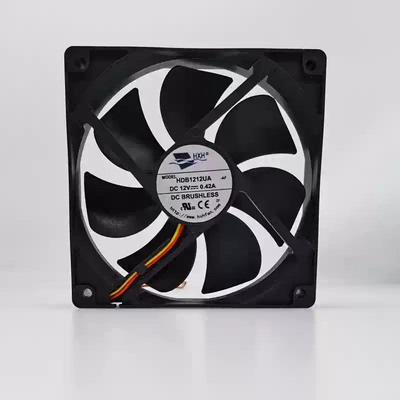 全新12CM厘米HXH HDB1212UA DC12V0.42A电源机箱直流风机散热风扇