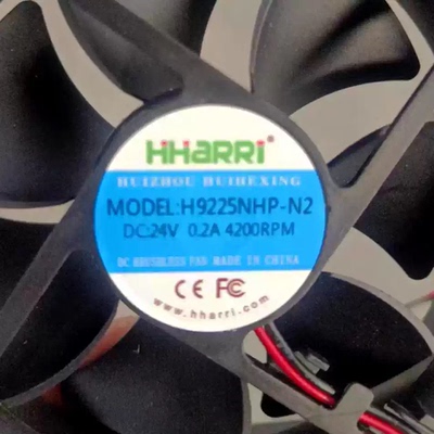 全新 H9225NHP-N2 DC24V 0.2A 4200RPM 变频器散热风扇92*92*25MM