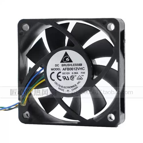 台达 6015 6013 12V 0.36A 6CM/厘米 4线 CPU 机箱风扇AFB0612VHC