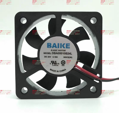 原装BAIKE DBA05010B24L 24V 0.10A 5010 散热风扇