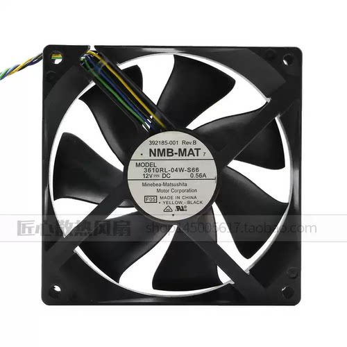 NMB 3610RL-04W-S66 12V 0.56A 9025 9CM 4线PWM机箱CPU散热风扇