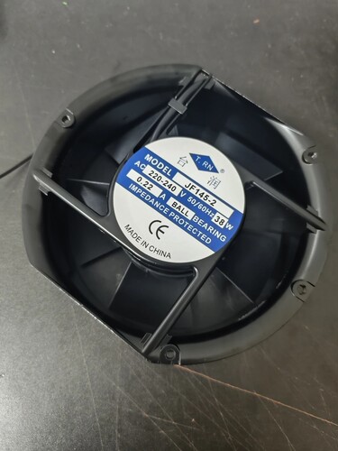 全新现货T·RN台润JF145-2 AC220-240V 38W 0.22A 17251散热风扇