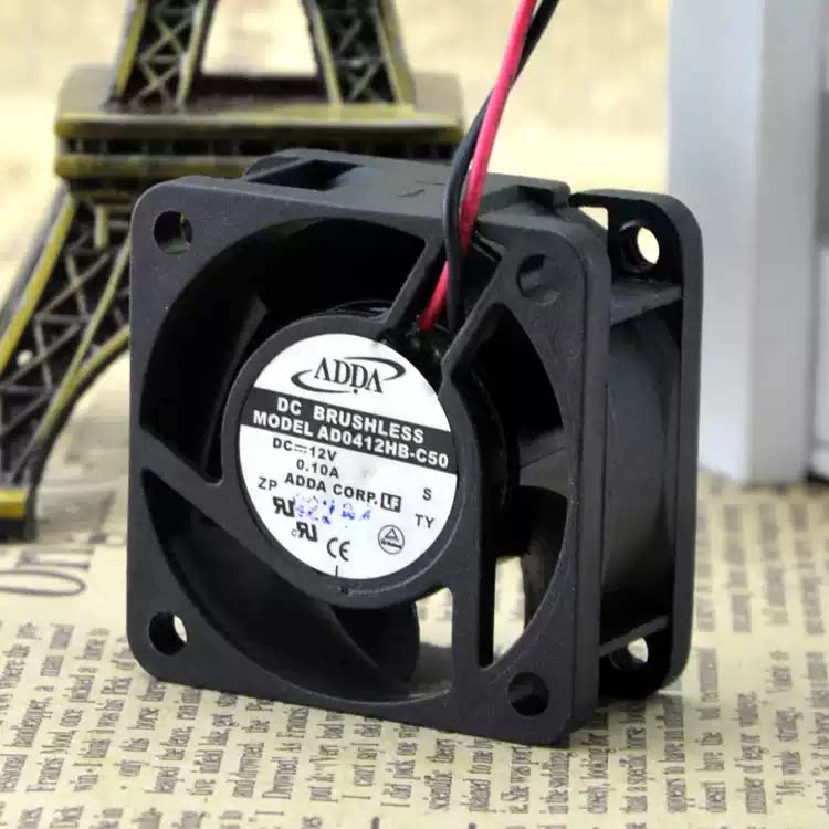 原装正品 ADDA AD0412HB-C50 DC12V 0.10A 监控录像机散热风扇
