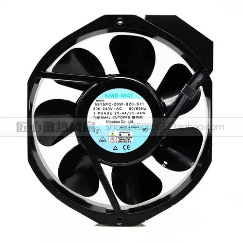 NMB-MAT 5915PC-20W-B20-S12/S11/S05 200V 17238 全金属铁叶风扇