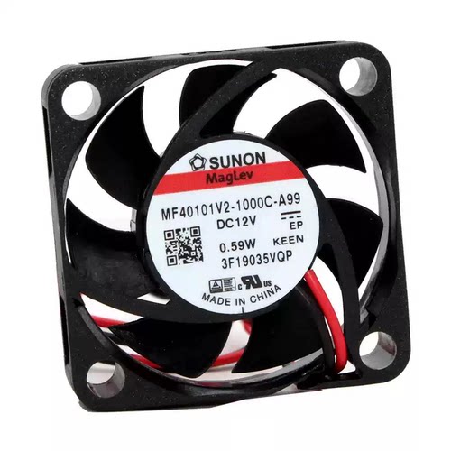建准MF40101V2-1000C-A99 G99 F99 DC 12V 0.59W 4010磁悬浮风扇