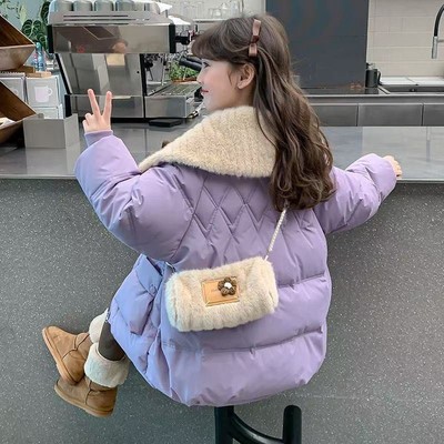 女童棉服冬装2025新款洋