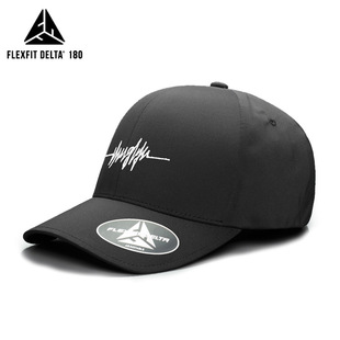 FLEXFIT DELTA潮牌刺绣棒球帽男士大头围鸭舌帽女夏季防晒帽子ins