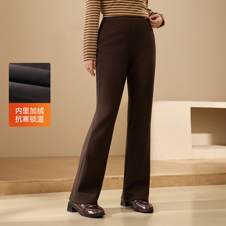 【长短版加绒超模裤】加厚针织糯米裤纤莉秀大码女装胖mm冬装新款,女装/女士精品,大码裤装,淘宝优惠券,粉丝福利购,淘宝优惠卷