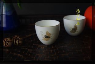 美院全手工手绘 本金知了 迷你蛋蛋杯宝宝杯酒杯 平价不议!