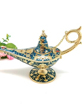 桌面摆件阿拉丁神灯装饰品
