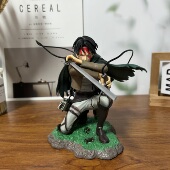 进击 巨人手办周边利威尔阿克曼动漫手办二次元 兵长模型生日礼物