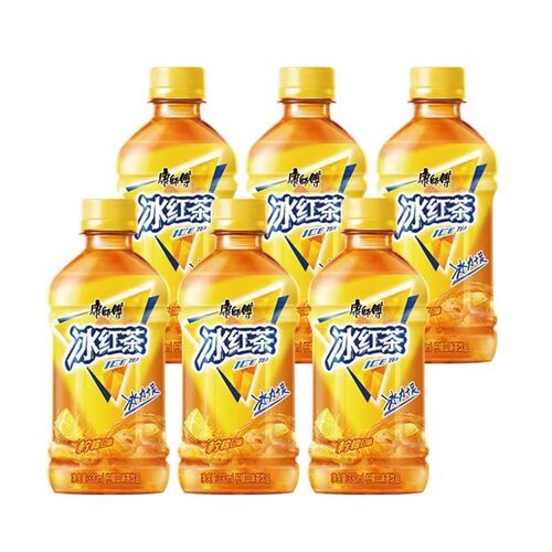 康师傅冰红茶330ml*6瓶经典茶饮料小瓶车载外出便携-CLb