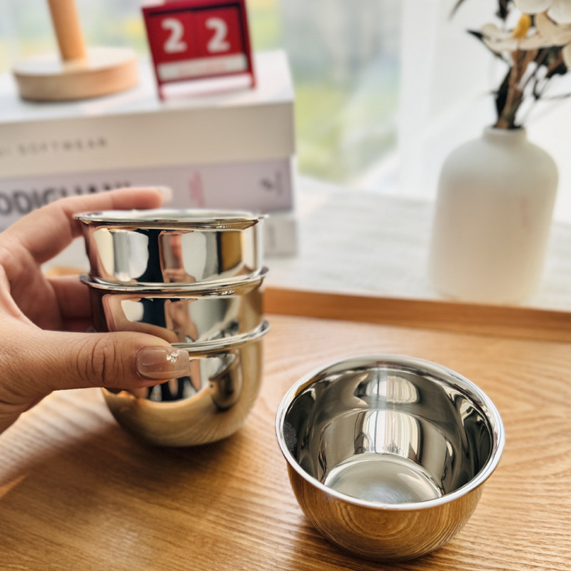 304不锈钢单层实心加厚茶杯18/10不锈钢防摔酒杯防摔酒盏咖啡杯,餐饮具,白酒杯,淘宝优惠券,粉丝福利购,淘宝优惠卷