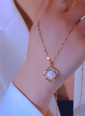 人鱼姬珠珠方糖项链时尚气质优雅