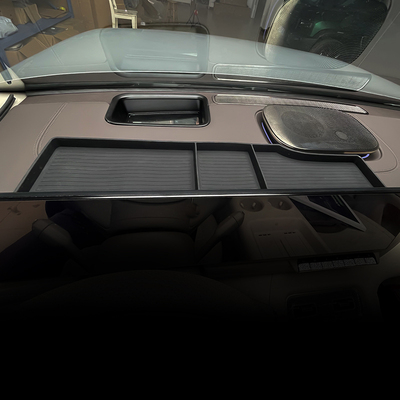 适用于26款智己LS9车载屏幕导航收纳盒屏幕后储物盒硅胶款