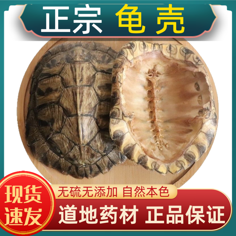 宁世堂龟壳中药材汉龟壳正宗龟背甲药用生龟甲壳龟上甲上壳乌龟壳