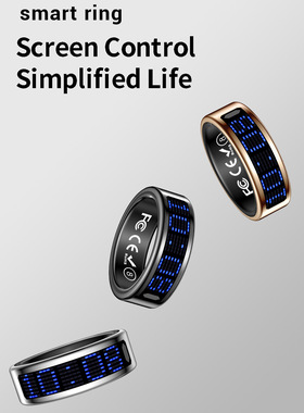 The smart ring combines health monitoring and entertainment.