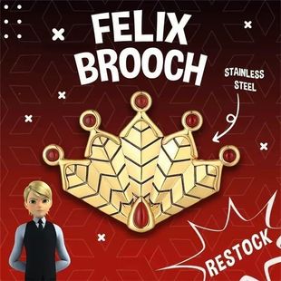 菲利克斯Felix迷彩胸针瓢虫雷迪表格孔雀饰品动漫cos周边配饰复刻