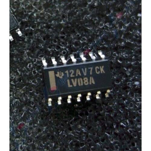 SN74LV08ADR 丝印：LV08A SOP-14窄体 3.9MM TI进口原装