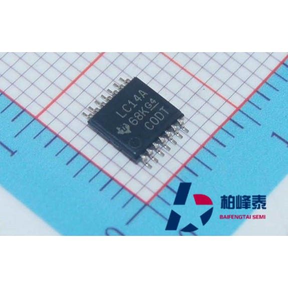 SN74LVC14APWR 丝印：LC14A TSSOP-14 TI正品 IC配单