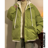 2024冬季加厚保暖假两件连帽棉衣女棉服B213-8111-P100控148，女装棉衣/棉服，星座617A-4