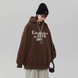 2024冬季加绒加厚卫衣女连帽保暖打底衫B213-8091-P70控88，女装卫衣/绒衫，星座617A-4