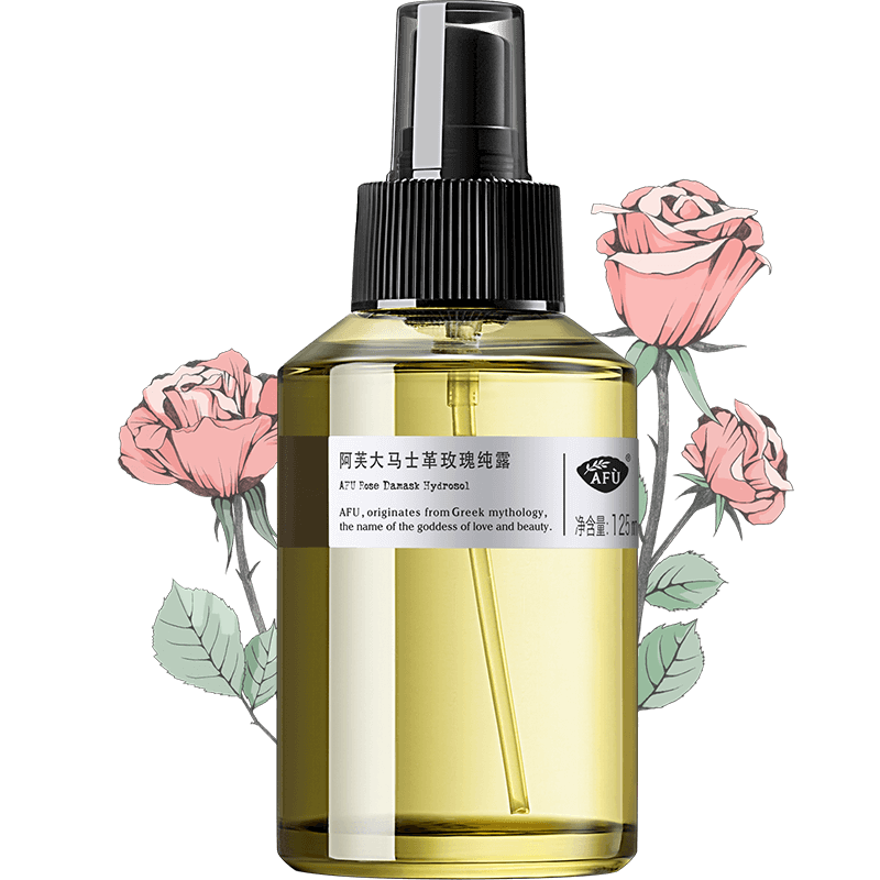 1阿芙大马士革玫瑰纯露125ml 精油玫瑰补水保湿化妆水花水