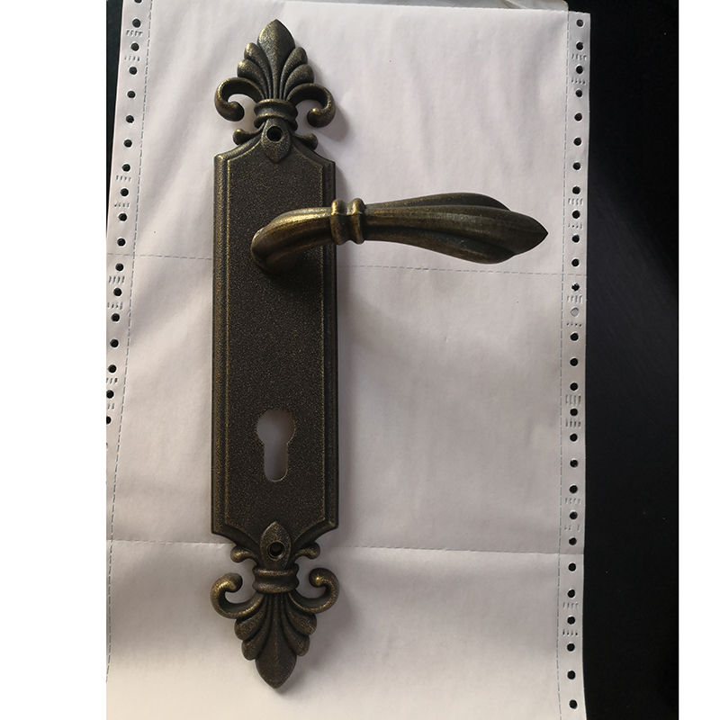 世连泰好纯铜美式复古双开门门锁