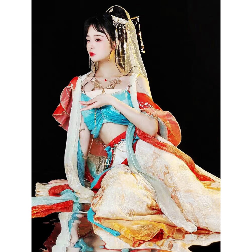 2026新款异域风敦煌【天竺公主】西域女汉元素古装全套秋古风舞姬