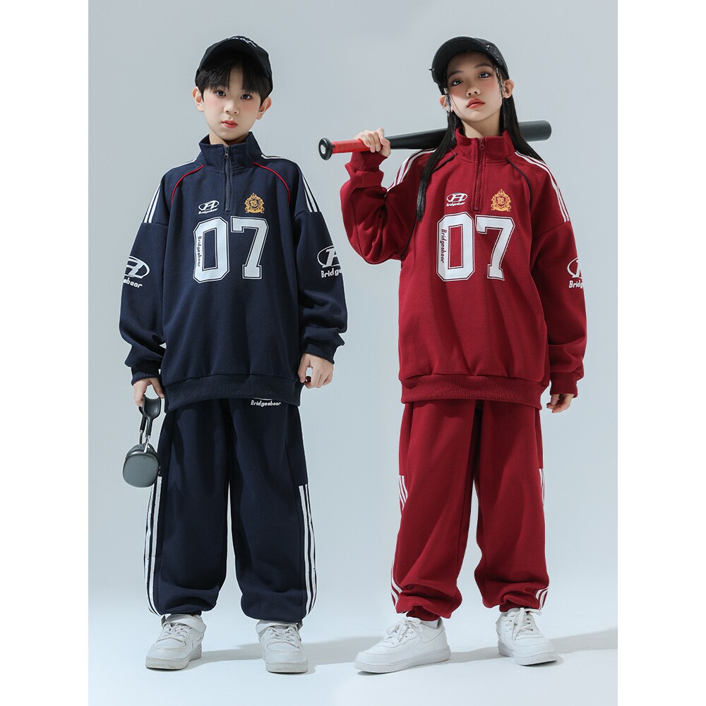 2026新款街舞儿童嘻哈hiphop酷帅潮服中小学秋运动会开幕式