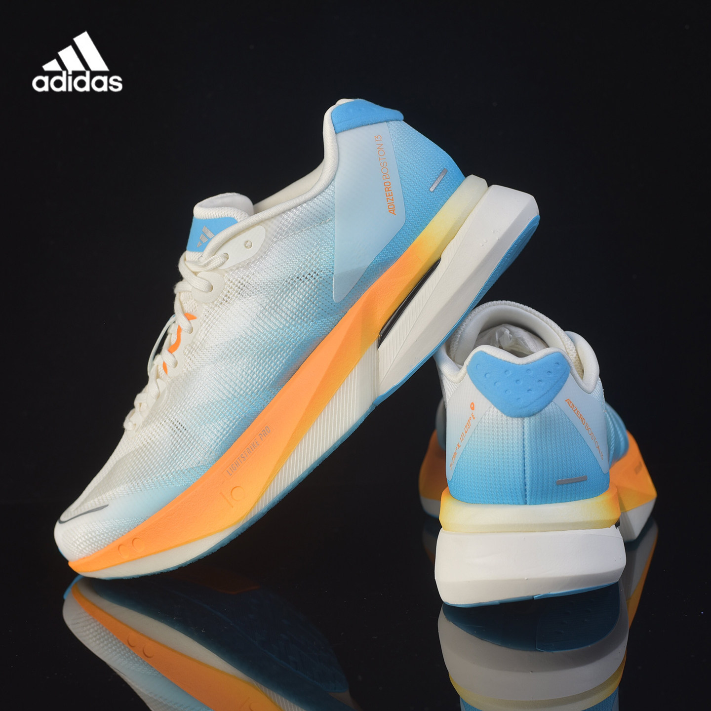 Adidas阿迪达斯跑步鞋男女通用专业减震透气运动鞋四季KH6366