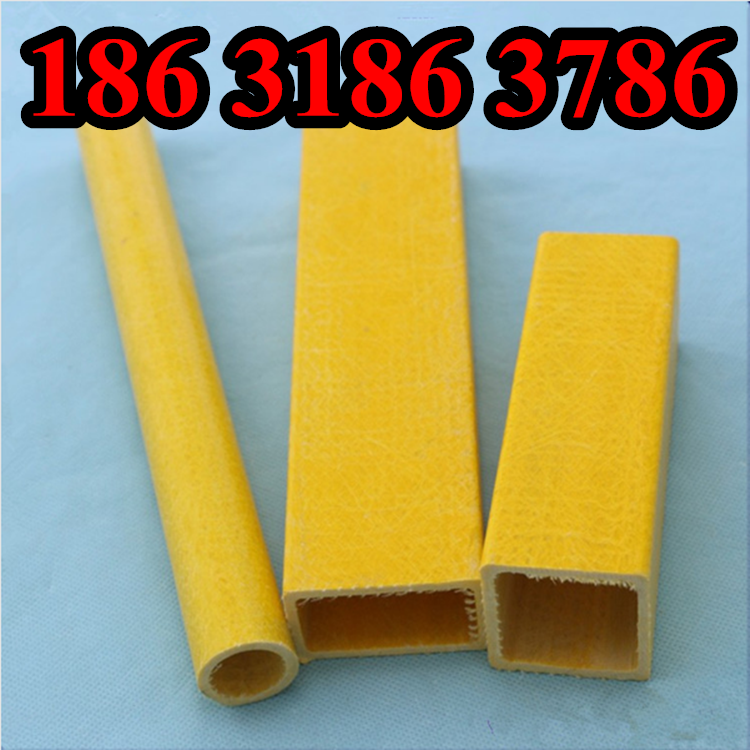 环氧树脂纤维复合材料玻璃钢圆管长方形管日字扁管30 40 50 60 80