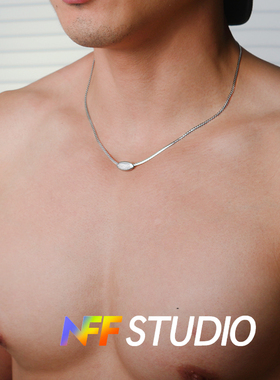 不掉色钛钢锁骨链小众圆豆项链