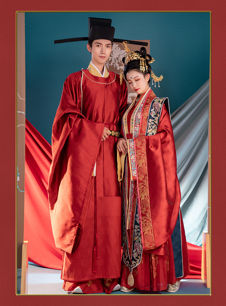 出租重回汉唐子衿子佩宋制婚服走汉服套装