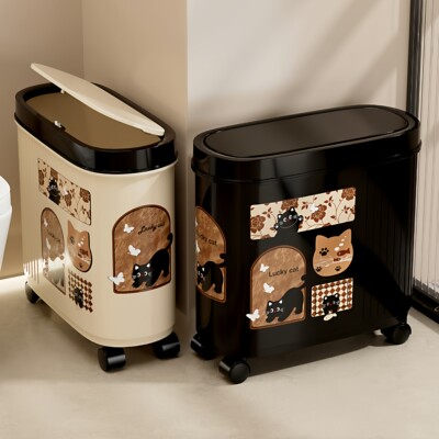 2026新款高颜值窄缝垃圾桶