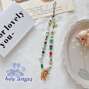 小鹿斑比 手机链 森系 梦幻 手机挂件 项链 可爱迪士尼