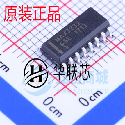 全新原装 MAX3232CSE+T SOIC-16 RS-232接口集成电路芯片 3-5.5V