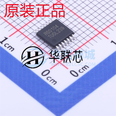 原厂润石RS0104YQ 封装TSSOP-14 全新双向传输四通道电平转换芯片