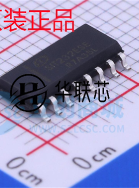 原厂原装SIT232ESE 封装SO-16 全新双通道低功耗 RS232收发器芯片