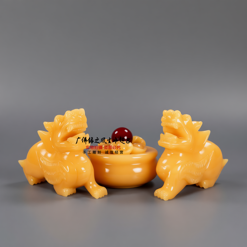 黄玉貔貅摆件一对招财聚宝盆客厅玄关办公室风水装饰开业新居礼品,家居饰品,装饰摆件,淘宝优惠券,粉丝福利购,淘宝优惠卷