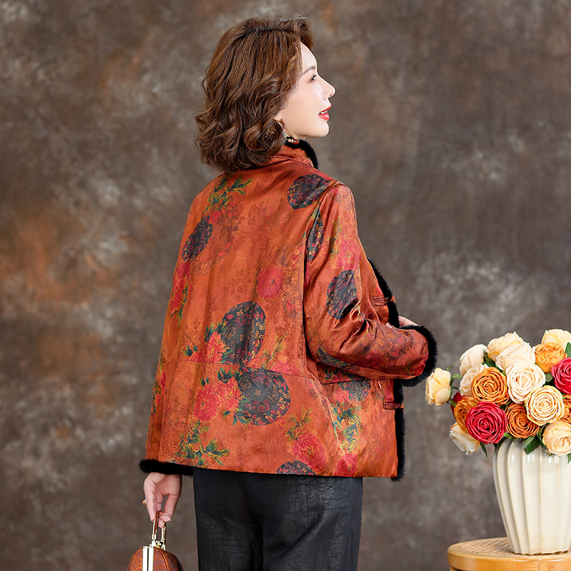 新中式唐装短款鹅绒服