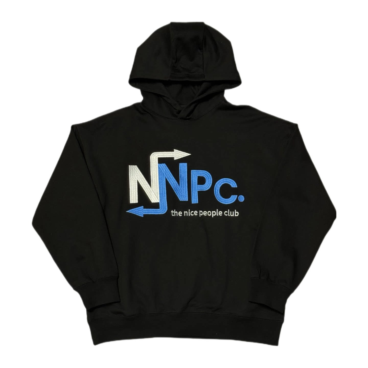 BurningDreamers 恶搞&ldquo;NPC&rdquo;刺绣卫衣美式复古街头休闲情侣卫衣