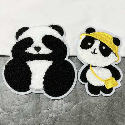 小熊猫羽绒服补丁贴可爱布贴