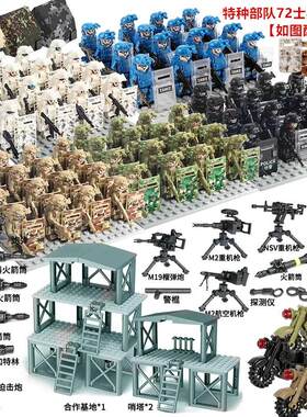 中国积木枪模型可发射重武器