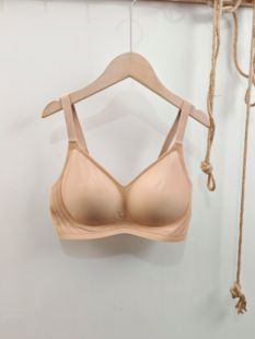 LYCRA超薄无钢圈全罩果冻条软支撑内衣女 聚拢上托防下垂文胸