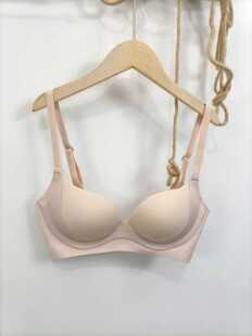 清仓～大露背无痕立体杯内衣性感小胸交叉美背聚拢UU杯女士文胸罩