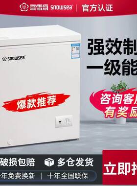 香雪海特价小冰柜家用小型冷藏冷冻商用大容量省电保鲜两用小冷柜