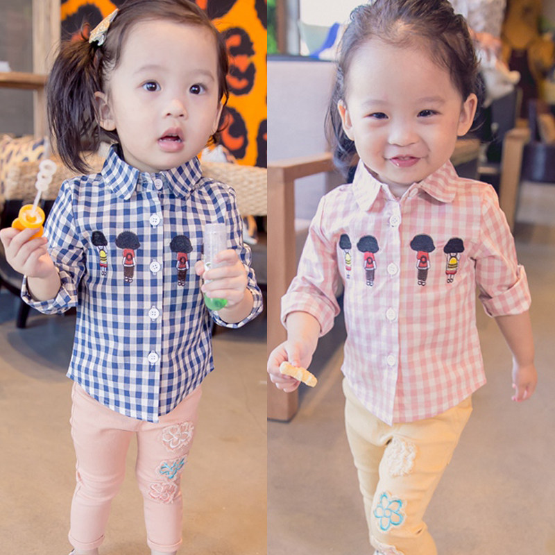 Chemise fille à manche longue - Ref 2085522 Image 1