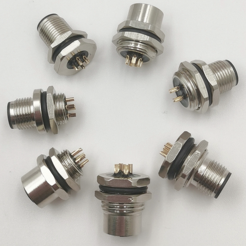 m12航空插头插座4p5传感器连接器